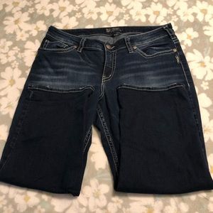 EUC Suki Silver Jeans Capri